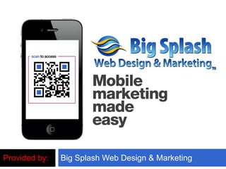 Provided by:   Big Splash Web Design & Marketing
 