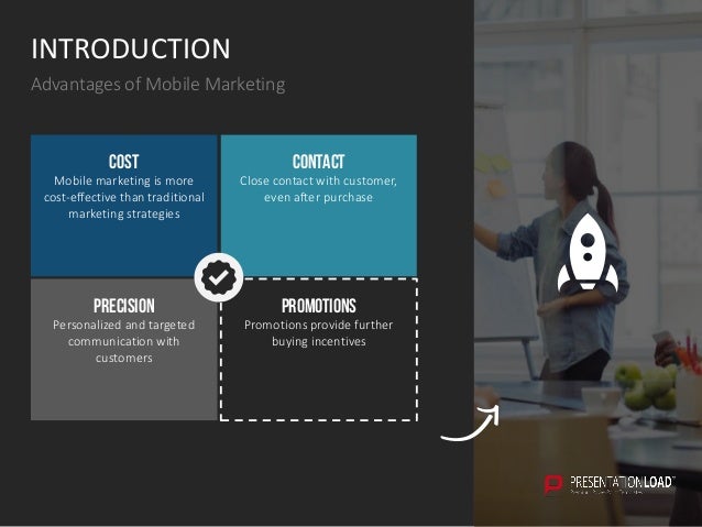 mobile marketing ppt template