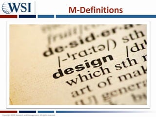 M-Definitions
 