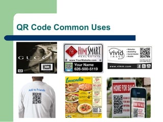 QR Code Common Uses 