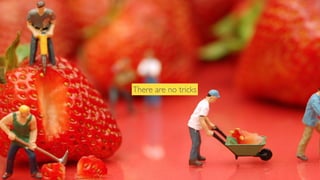 There are no tricks

Photo Credit: http://www.ﬂickr.com/photos/83346641@N00/8671399450/" JD Hancock<

 