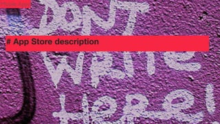 Mobile Apps

# App Store description

 