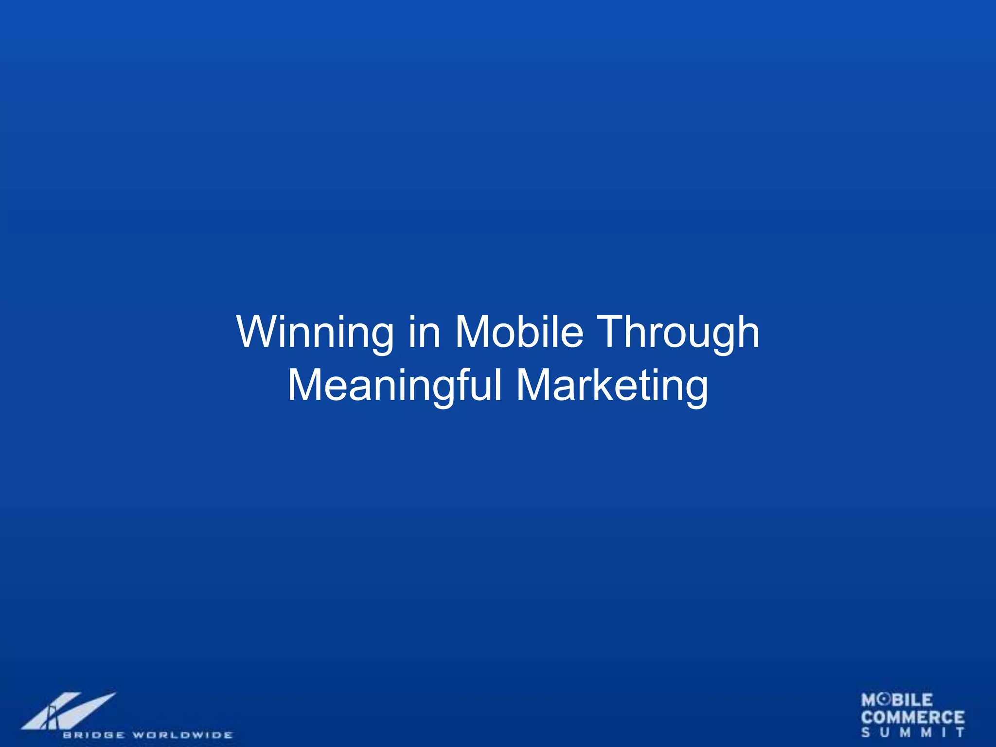 Mobile Marketing Workshop Presentation