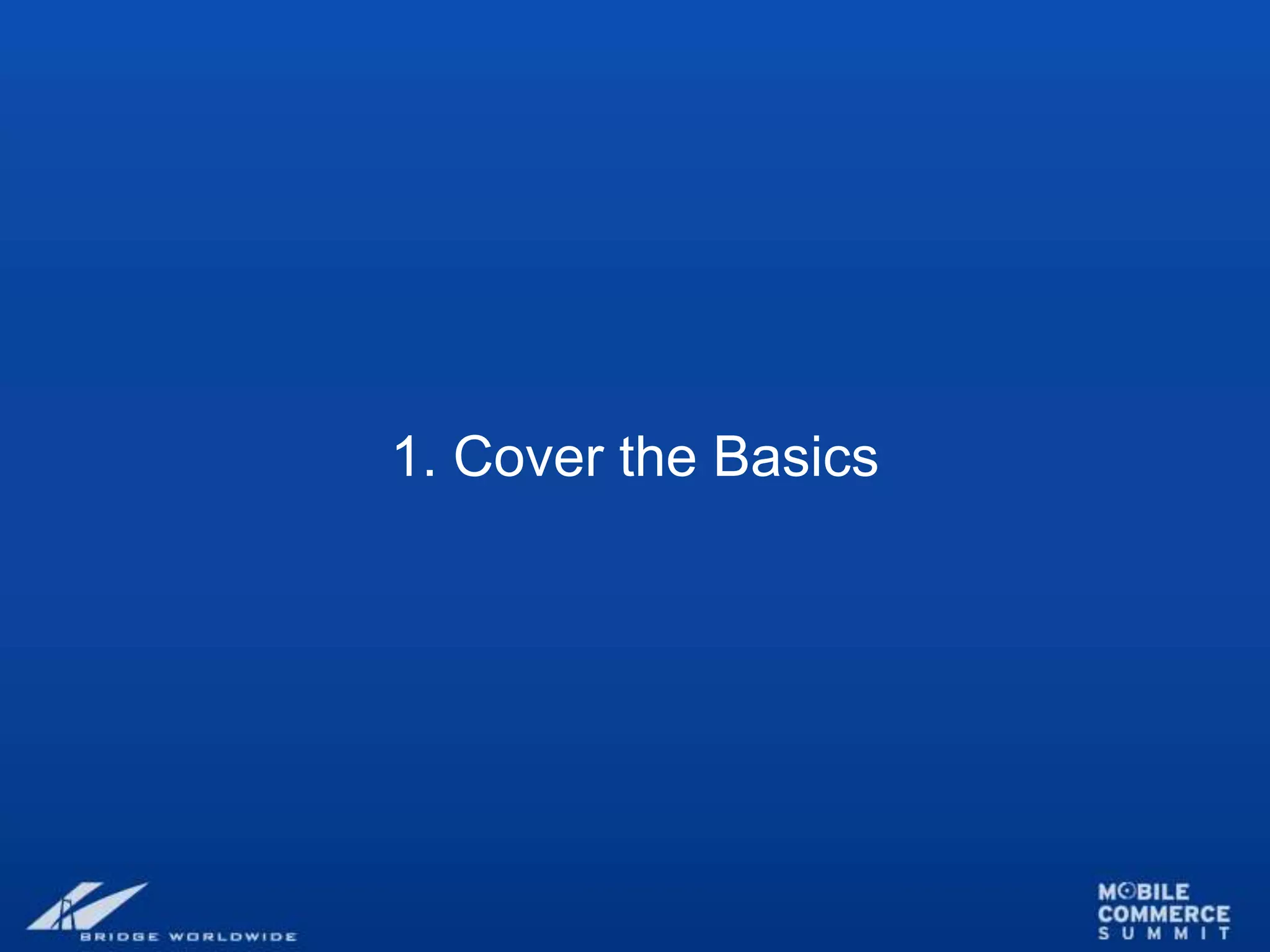 Mobile Marketing Workshop Presentation