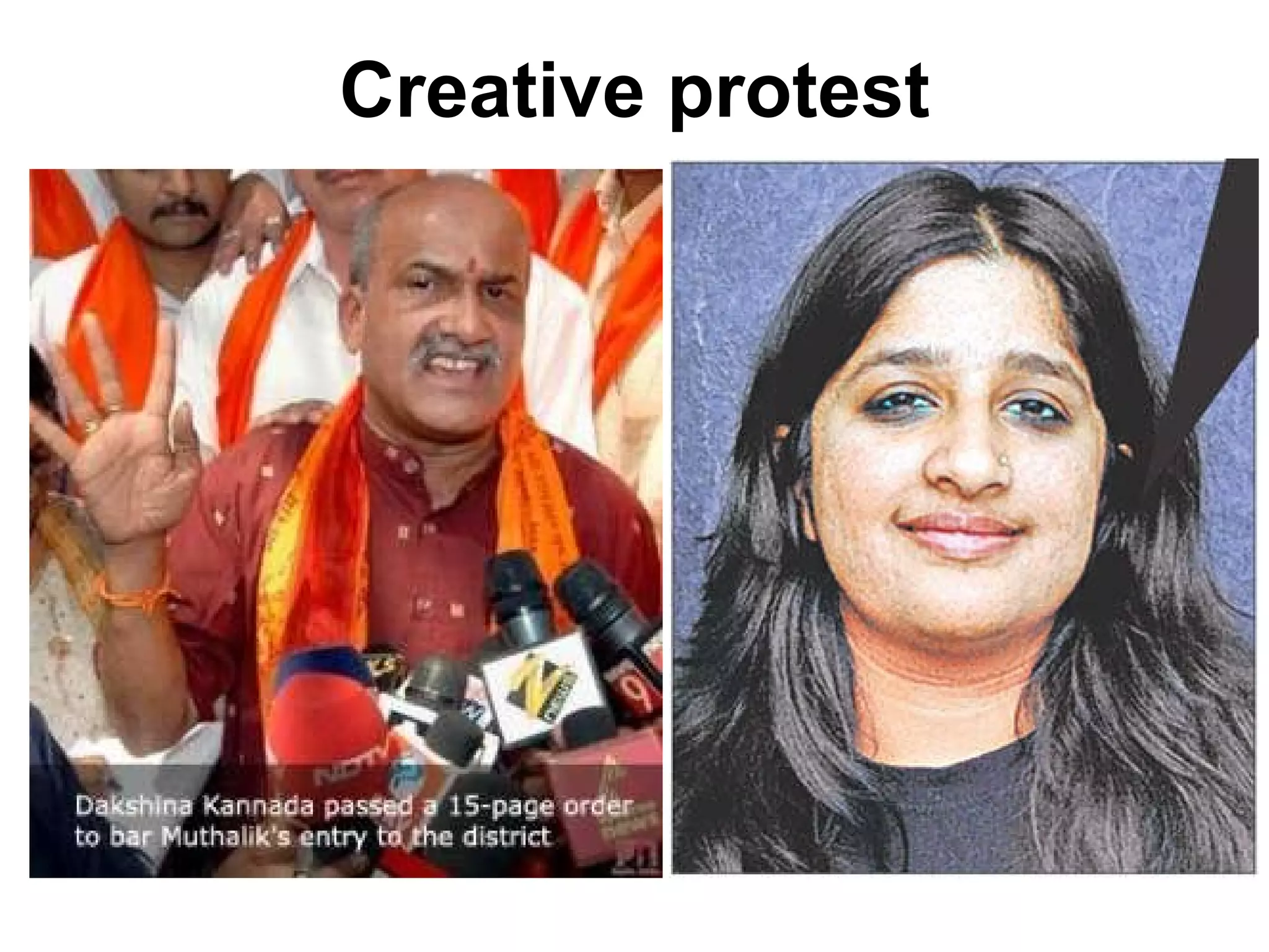 Creative protest 
