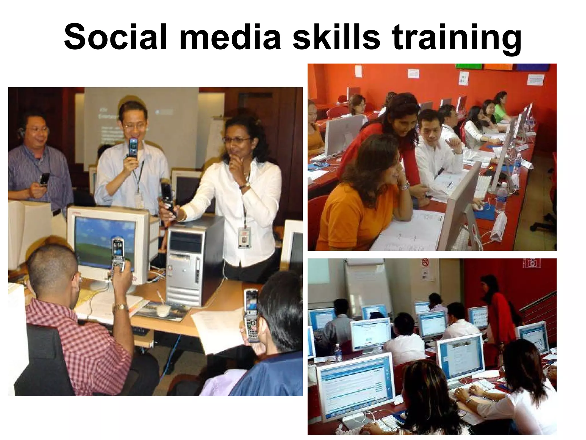 Social media skills training 