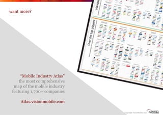 want more?




      “Mobile Industry Atlas”
     the most comprehensive
  map of the mobile industry
 featuring 1,700+ co...