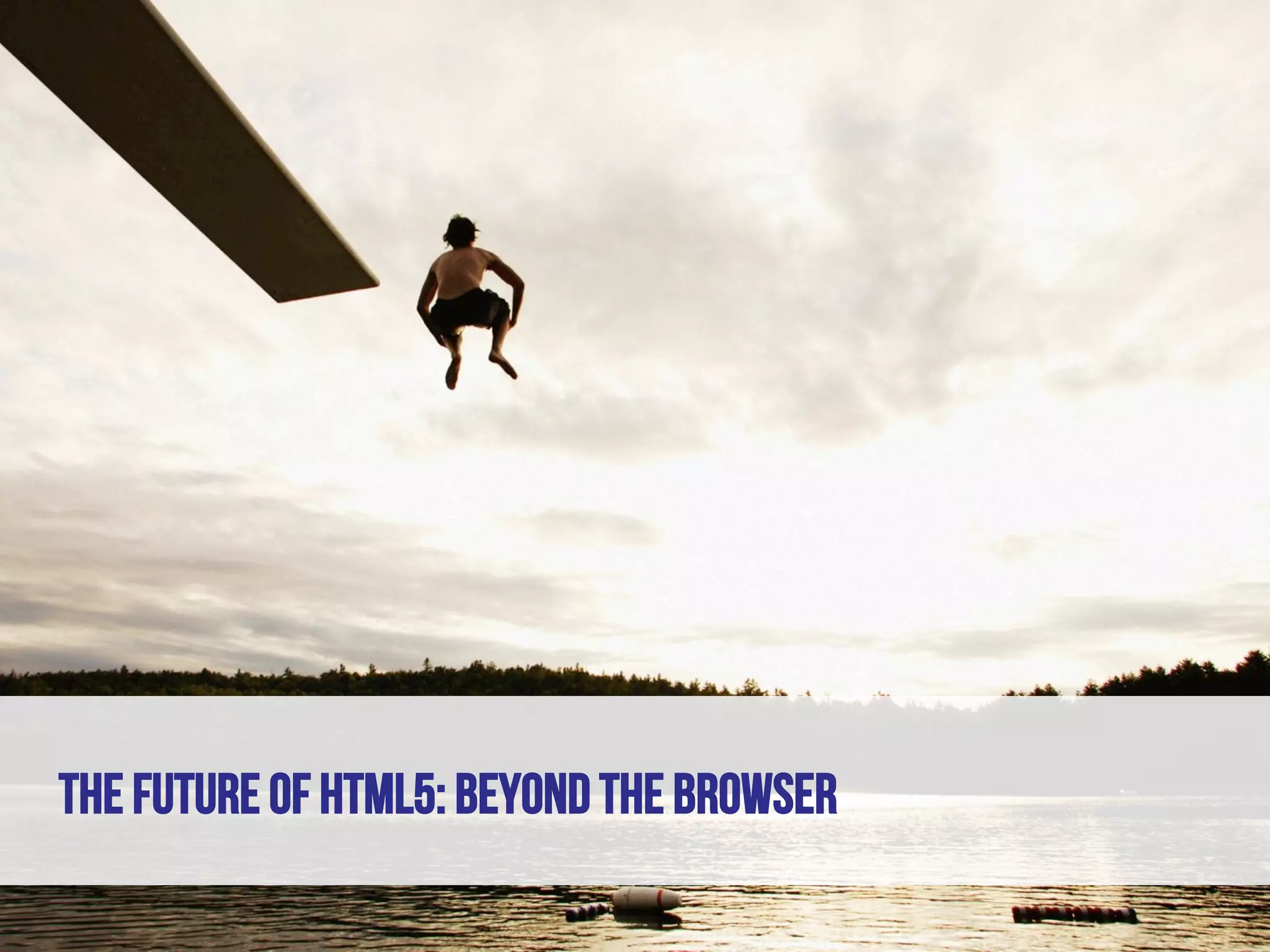 Copyright VisionMobile 2014
THE FUTURE OF HTML5: BEYOND THE BROWSER
 