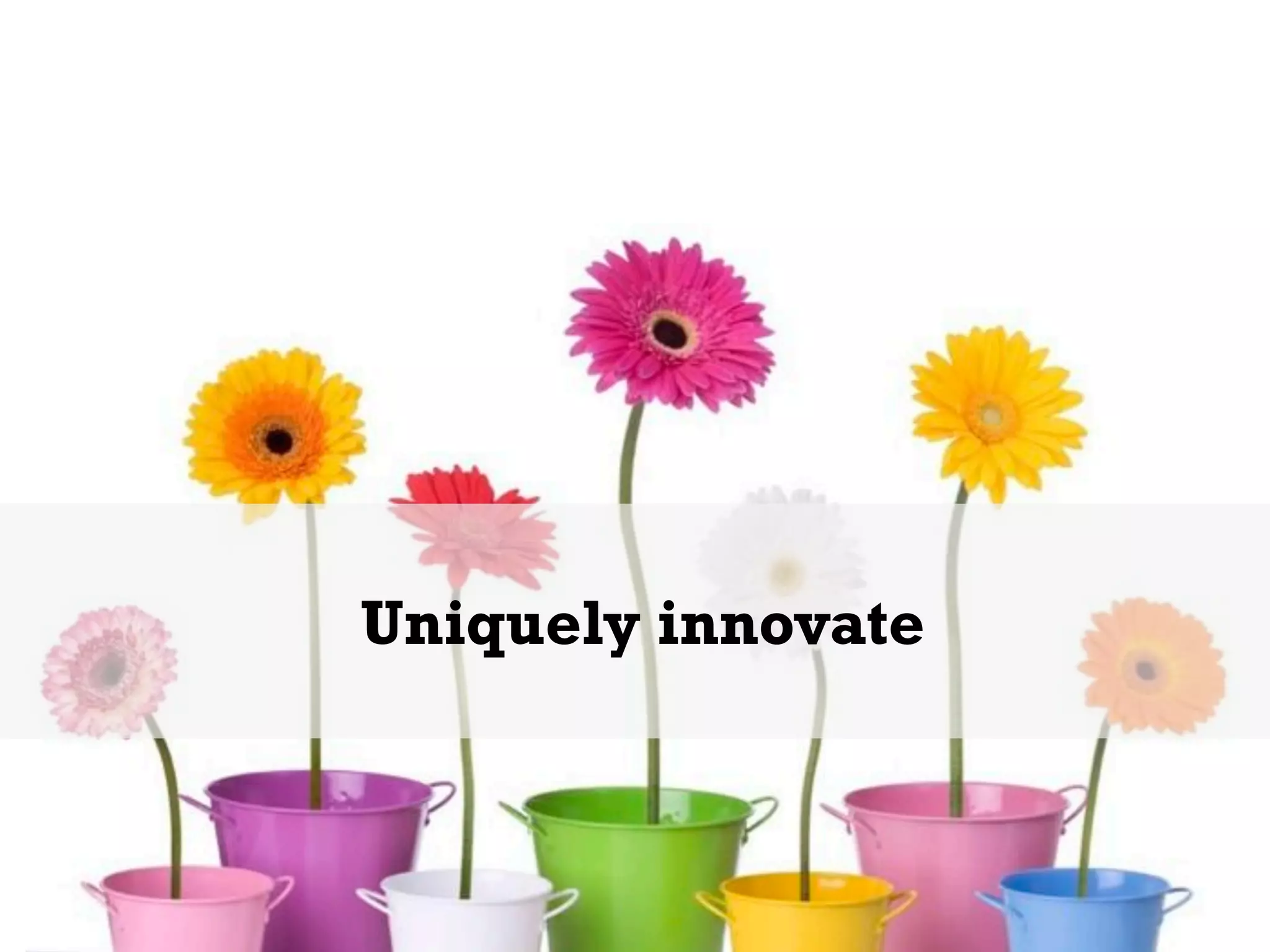 Experience Ecosystems
telecoms + internet convergence is leading to experience ecosystems




                   Uniquely innovate
 