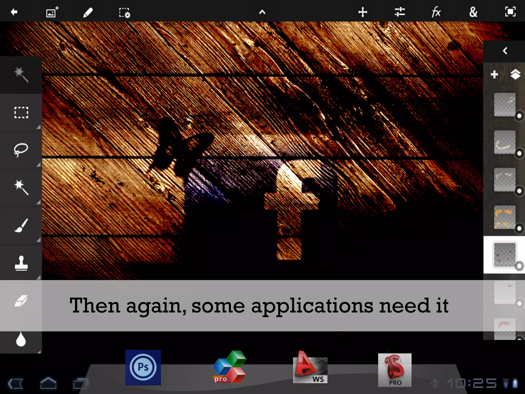 Then again, some applications need it
 