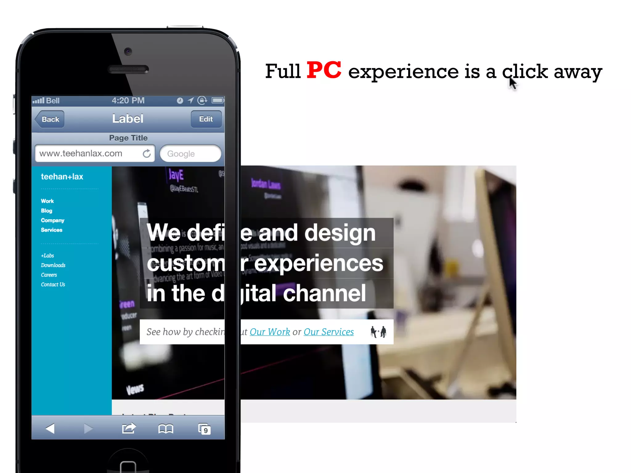 Full PC experience is a click away
 