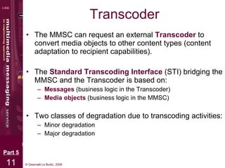 Mobile Messaging - Part 5 - Mms Arch And Transactions | PPS