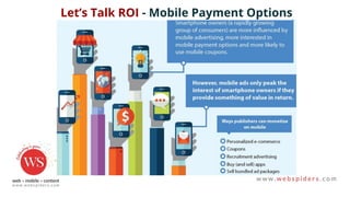 Let’s Talk ROI - Mobile Payment Options
 