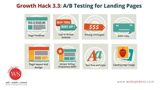 Growth Hack 3.3: A/B Testing for Landing Pages
 