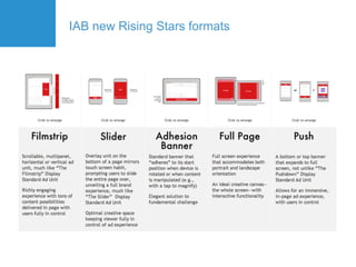 IAB new Rising Stars formats
 