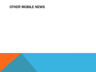 OTHER MOBILE NEWS
 
