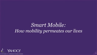 5
© 2014 Kenshoo, Inc. Confidential and Proprietary Information
Smart Mobile:
How mobility permeates our lives
 