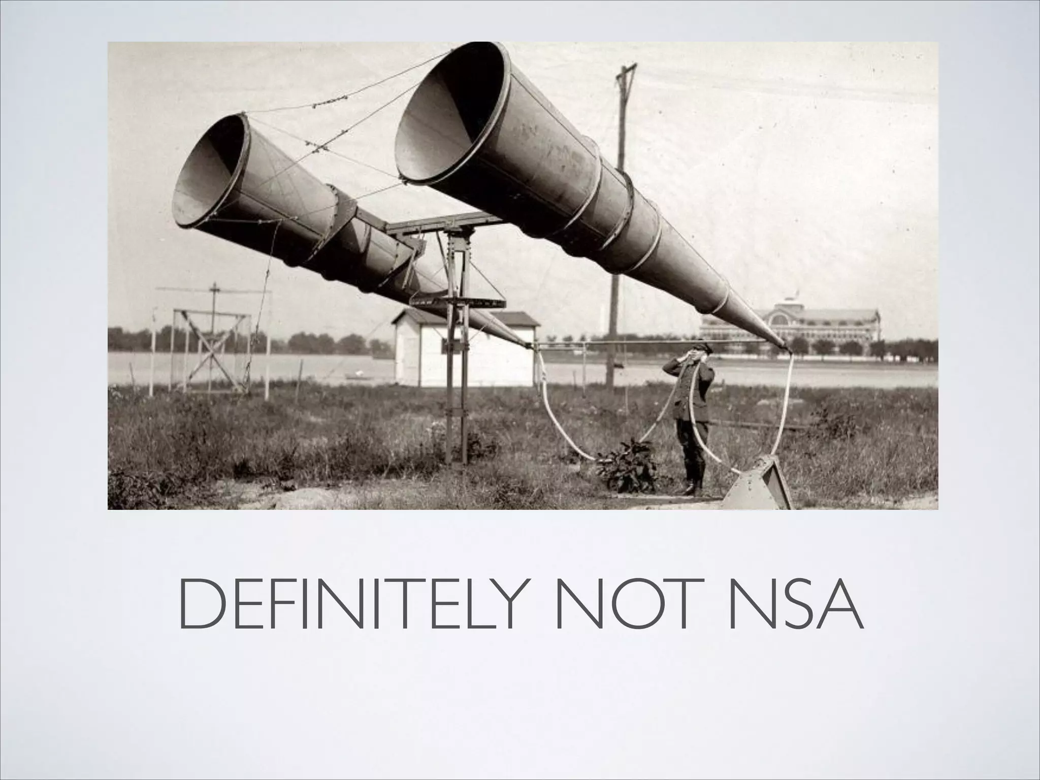 DEFINITELY NOT NSA
 