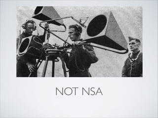 NOT NSA
 