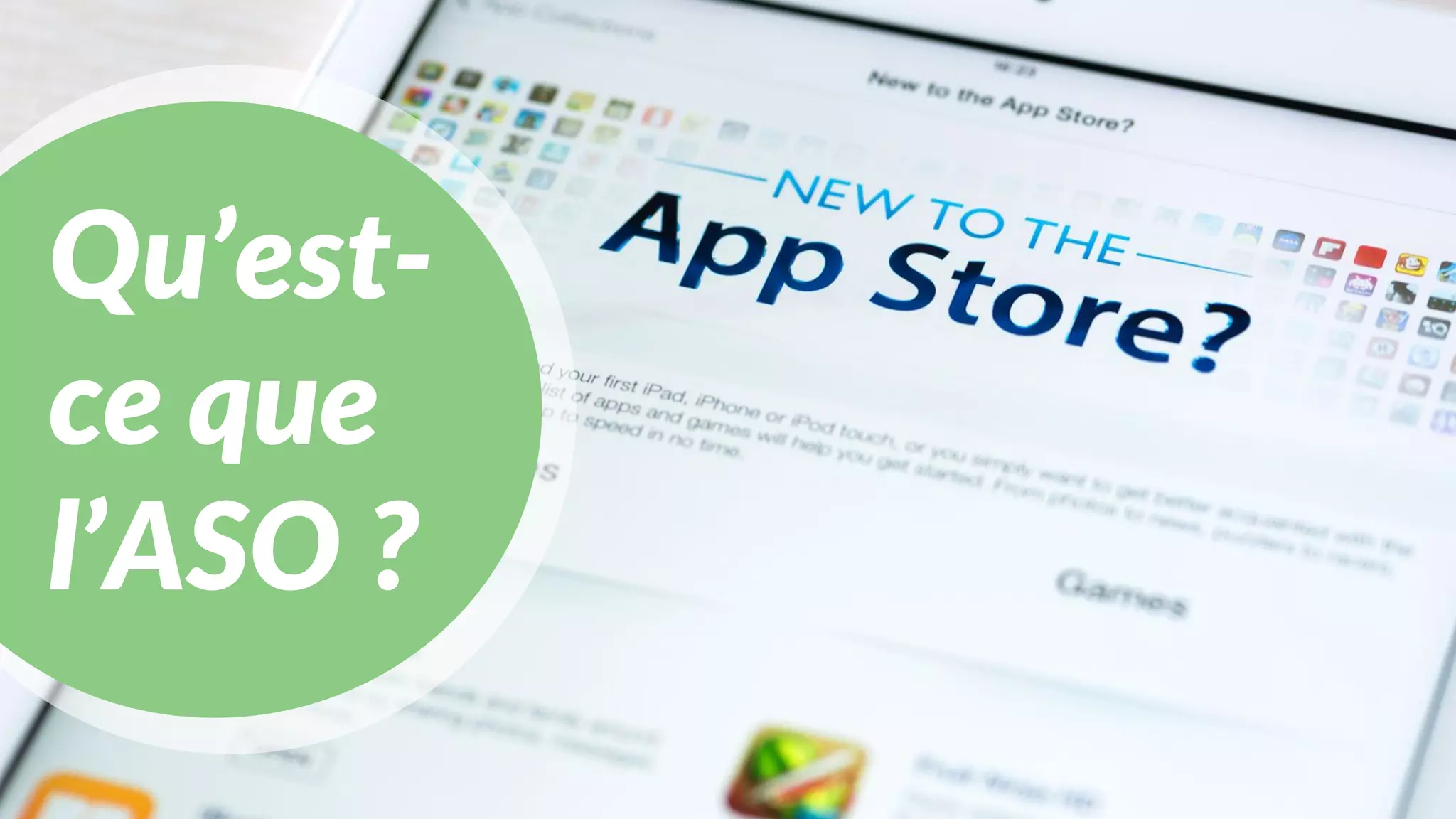 Qu’est-
ce que
l’ASO ?
 