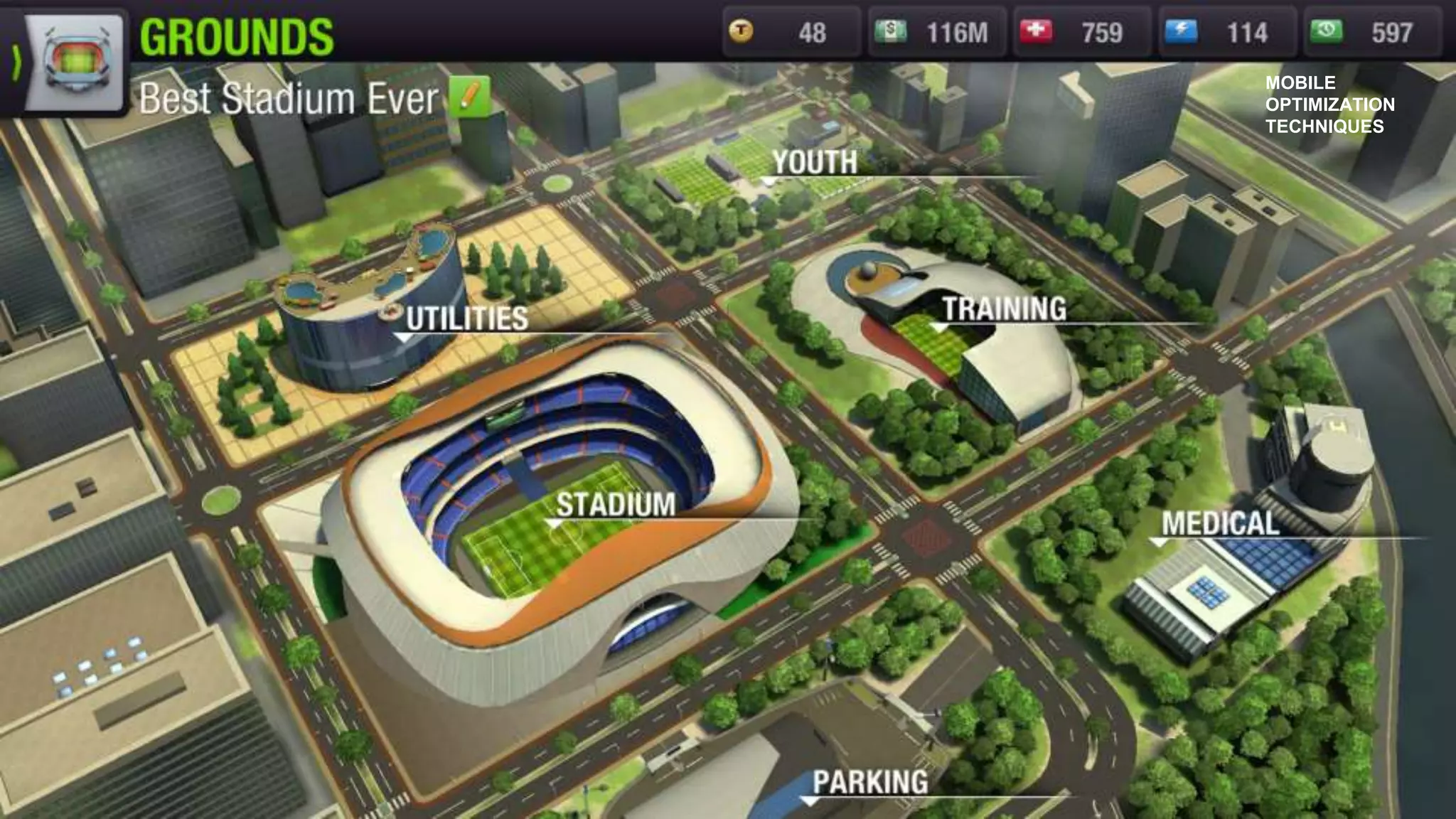 MOBILE OPTIMIZATION TECHNIQUESMOBILE
OPTIMIZATION
TECHNIQUES
 