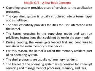 Mobile Operating Systems used in Mobile Devices | PPTX