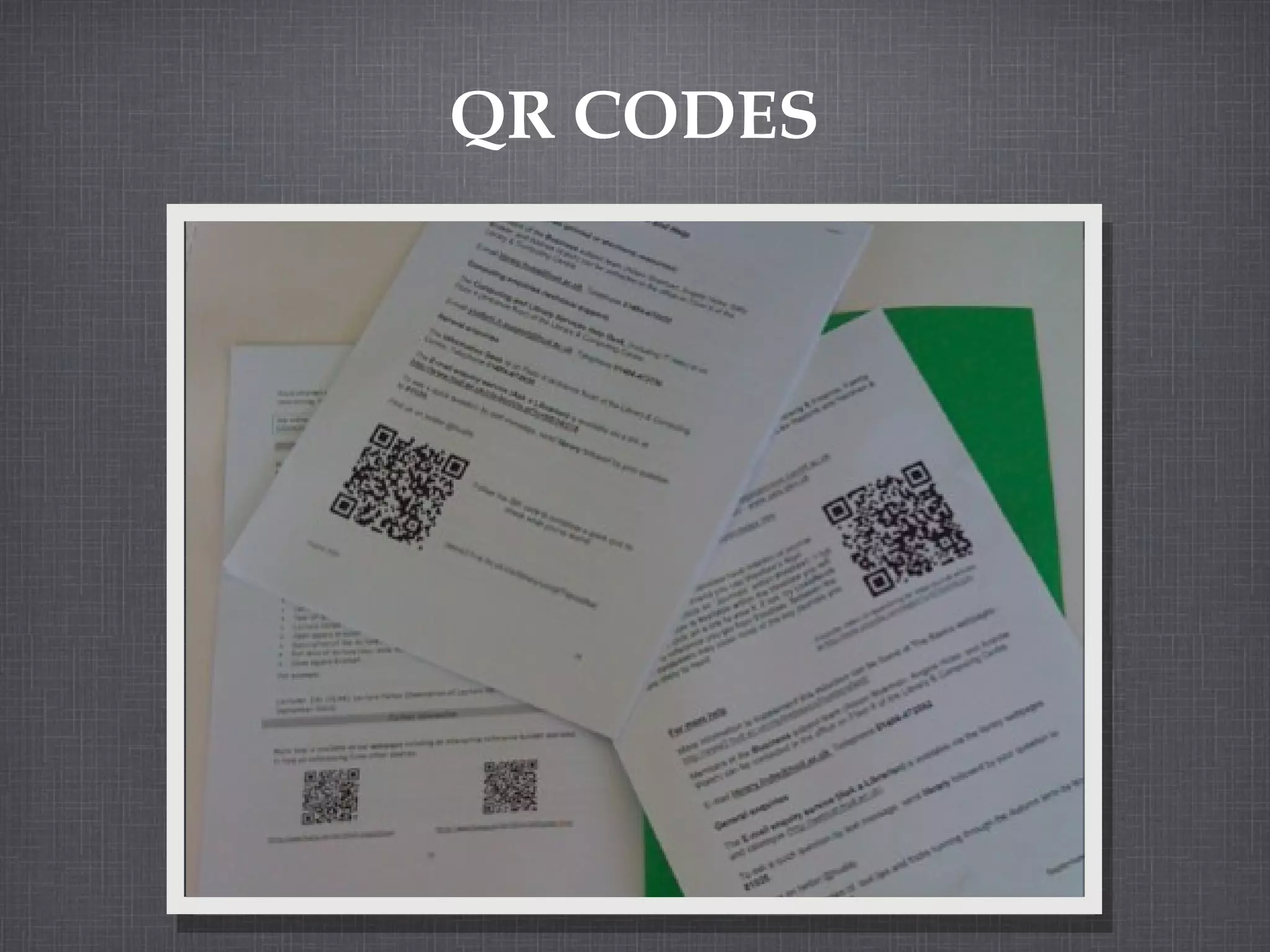 QR CODES 