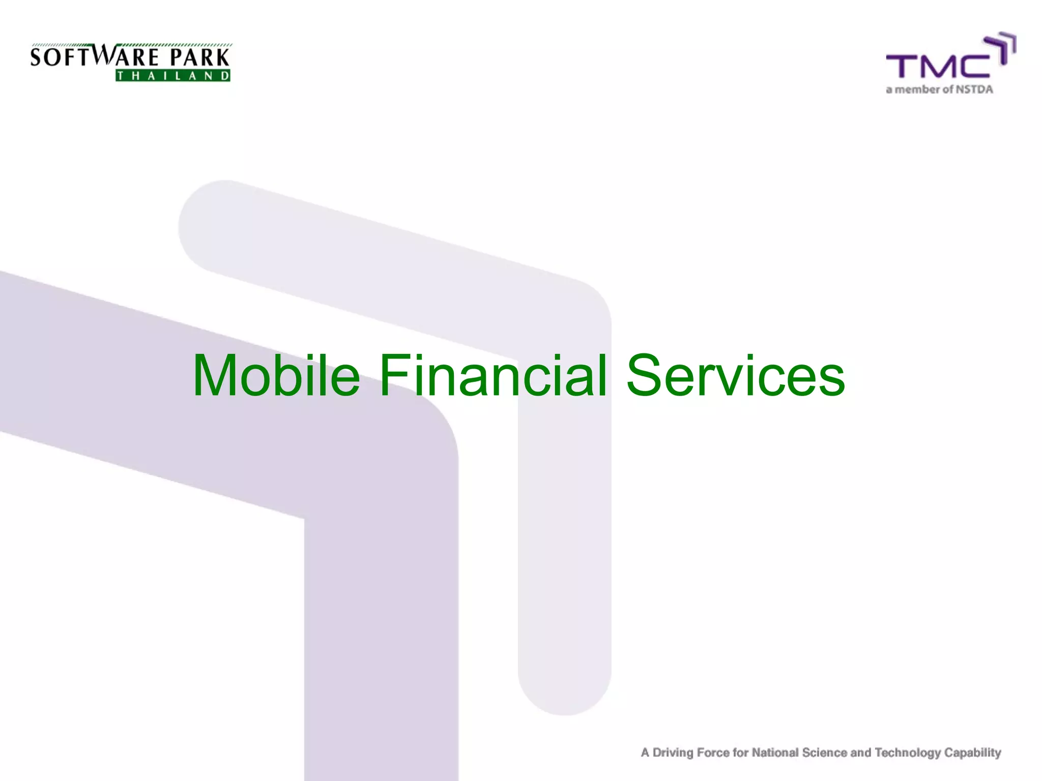 Mobile Financial Services
 