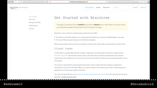 @SeraAndroid#websummit
 