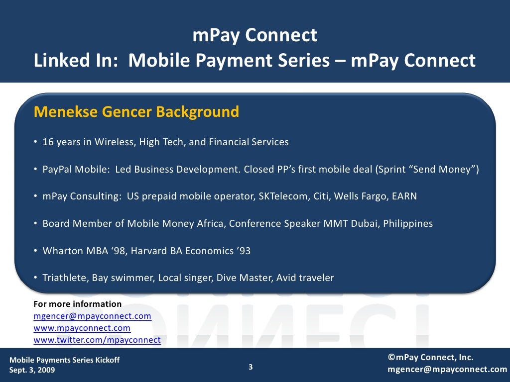 Mobile Financial Services for the Next Billion Customers Mobile Pay…