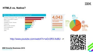 HTML5 vs. Native?

http://www.youtube.com/watch?v=wCn3R3-XxBU ->

 