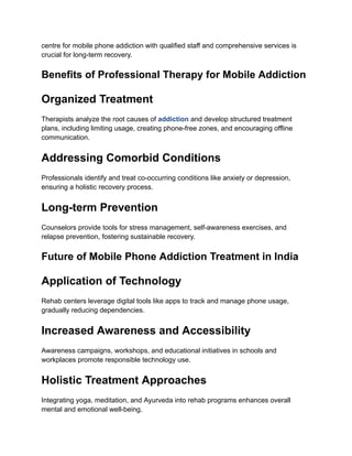 Mobile Addiction: Causes, Effects, and Recovery Solutions | PDF