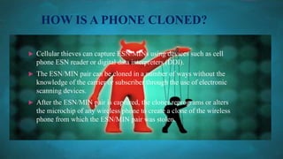 Mobile phone cloning