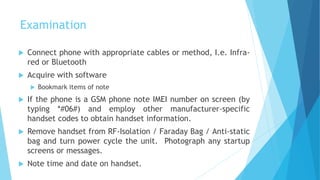 Mobile Phone Seizure Guide by Raghu Khimani | PPTX