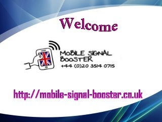 Mobile phone signal booster