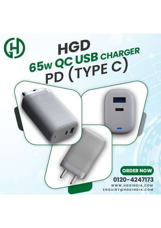 MOBILE PHONE USB FAST CHARGERS MANUFACTURERS | HGD INDIA
