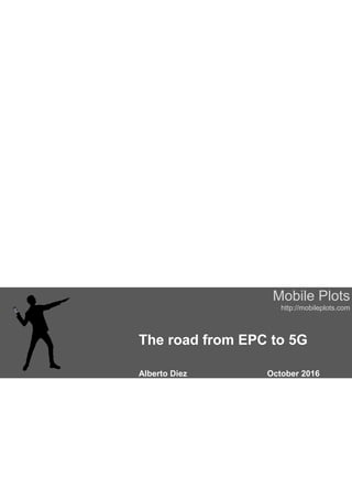 Mobile Plots
http://mobileplots.com
The road from EPC to 5G
Alberto Diez October 2016
 