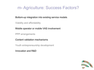 Content management process in selected m-agriculture initiatives in India