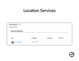 Location Services 
 