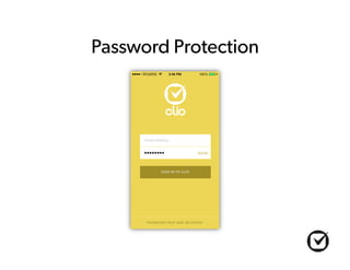 Password Protection 
 