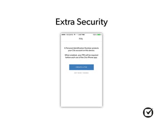 Extra Security 
 