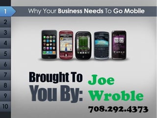 Joe
Wroble
708.292.4373
 