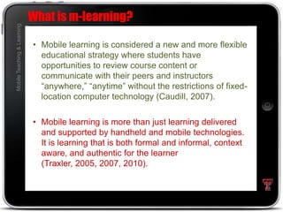 Mobile Teaching and Learning | PPTX