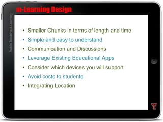 Mobile Teaching and Learning | PPTX