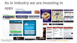 As in industry we are investing in apps