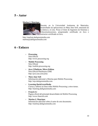 Mobile Processing Introduccion