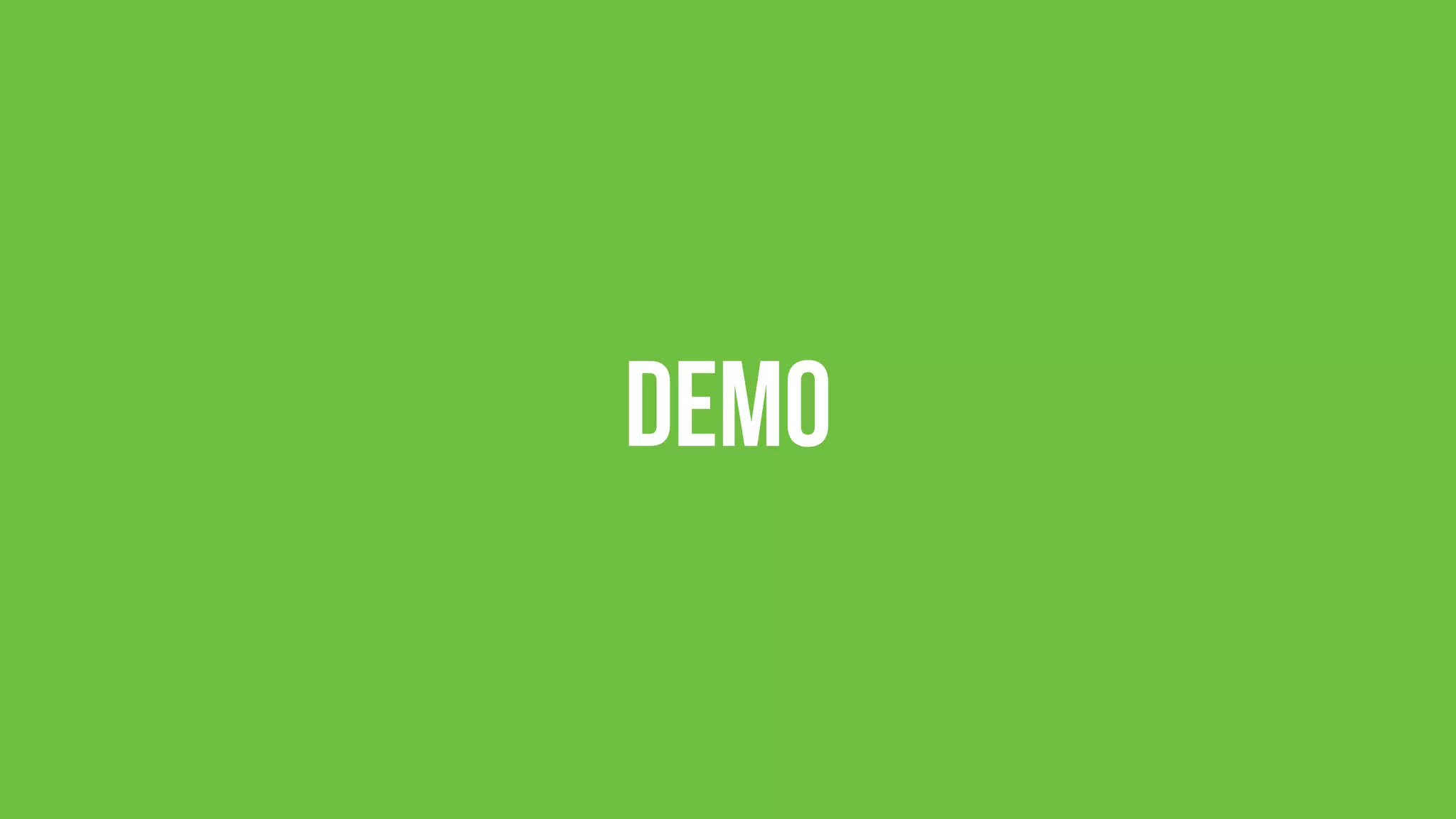 Demo
 
