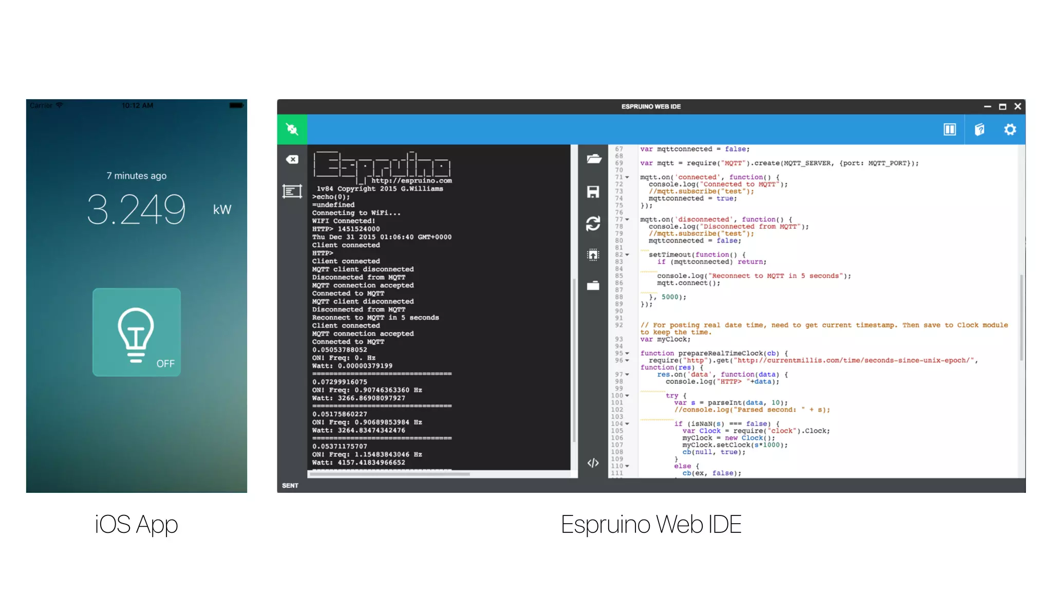 iOS App Espruino Web IDE
 