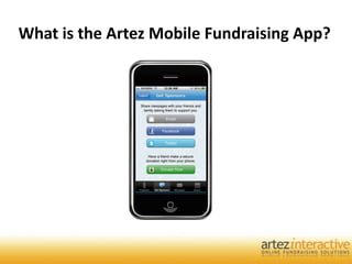 What is the Artez Mobile Fundraising App? 