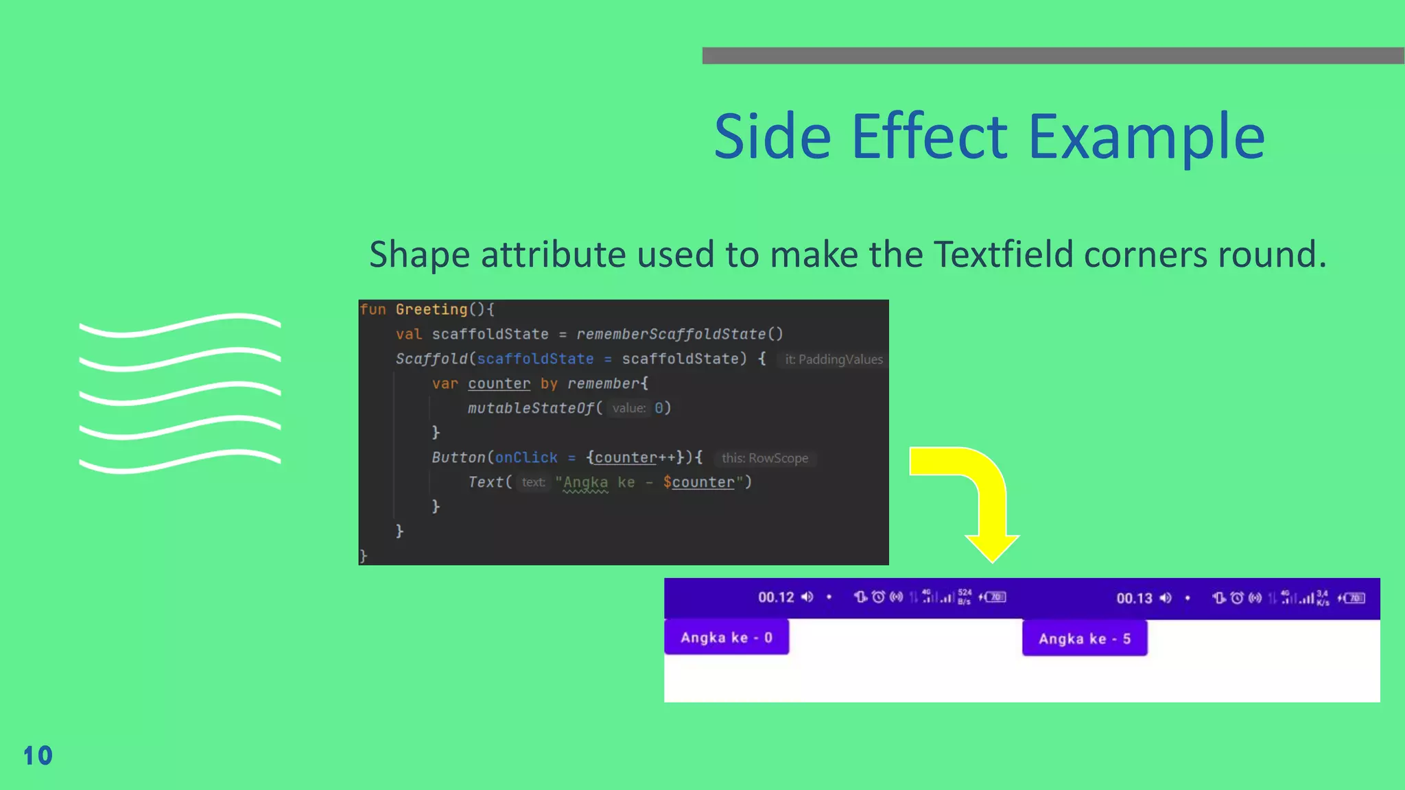Mobile Programming - 7 Side Effects, Effect Handlers, and Simple ...